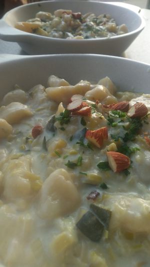 Gnocchis at Kirana Cafe in Peniche