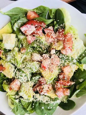 Avocado-tomato Salat  at Kirana Cafe in Peniche