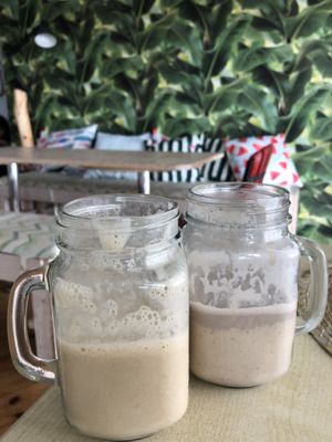 Smoothies at Kirana Cafe in Peniche