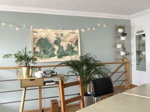 Upstairs 😍 at Kirana Cafe in Peniche