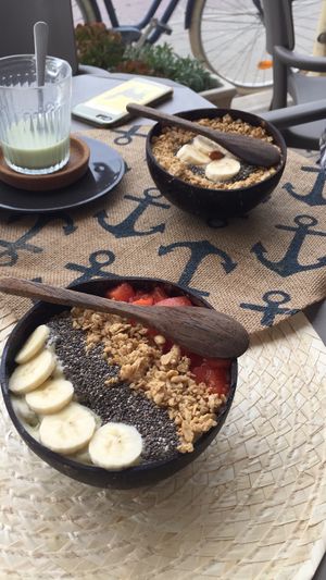 we had 2 bowls for breakfast at Kirana Cafe in Peniche