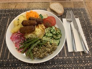 Amazing salad by weight  at 26 Rose Garden in Zurich