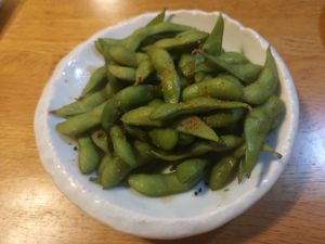 Edamame at Marumiya in Okinawa