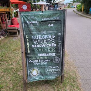 Vegan Cafe at Aroma Coffee Bar in Cahuita