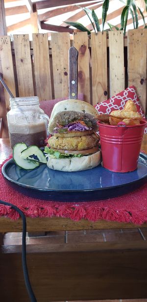  at Aroma Coffee Bar in Cahuita