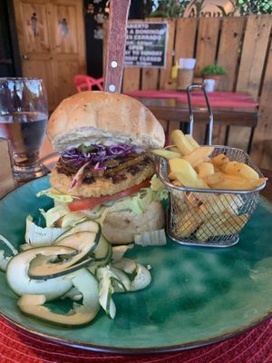   at Aroma Coffee Bar in Cahuita