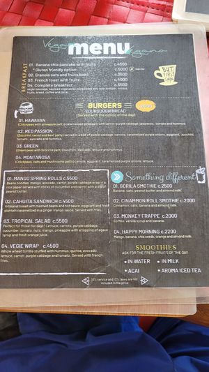  at Aroma Coffee Bar in Cahuita