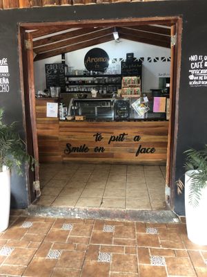 Inside   at Aroma Coffee Bar in Cahuita