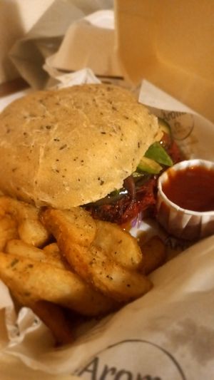  at Aroma Coffee Bar in Cahuita