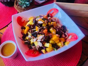 Tropical Salad  at Aroma Coffee Bar in Cahuita
