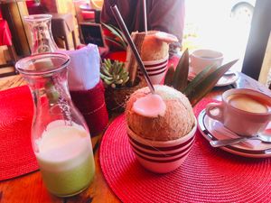 Summer Smoothie (my favorite!) at Aroma Coffee Bar in Cahuita