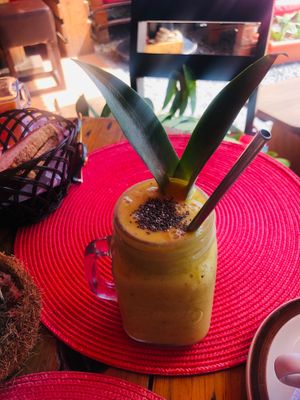 Happy Morning Smoothie!  at Aroma Coffee Bar in Cahuita
