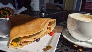 Vegan SW crepre at Rachel's Cafe & Creperie in Lancaster