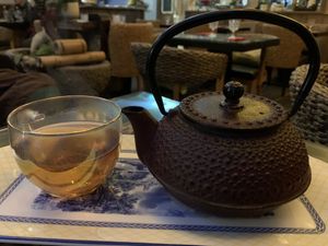 Orange blossom tea  at Suyuan in Bristol