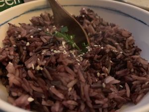 Plain jasmine rice  at Suyuan in Bristol