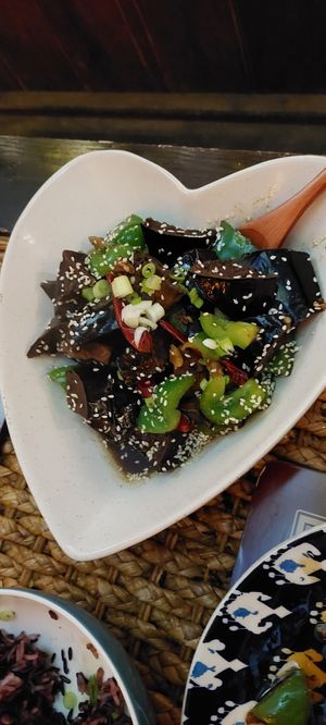 Braised eggplants at Suyuan in Bristol
