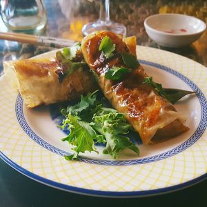 Vegan spring rolls (from social media, Vegan Bristol) at Suyuan in Bristol