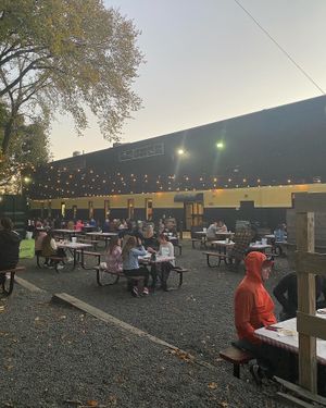 Beer Garden at Captain Lawrence Brewing Company in Elmsford