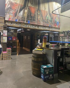 Brewery shop at Captain Lawrence Brewing Company in Elmsford