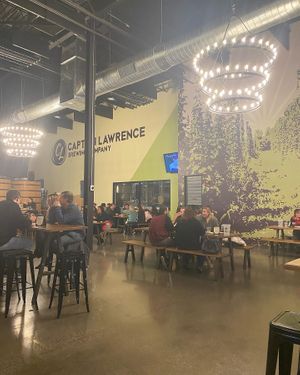 Beer hall at Captain Lawrence Brewing Company in Elmsford