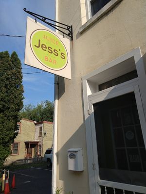 Exterior at Jess's Juice Bar in Lambertville