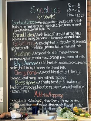   at Jess's Juice Bar in Lambertville