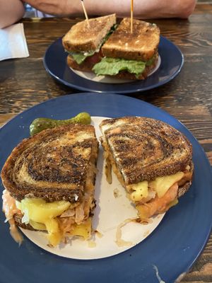 TLT and tempeh Reuben   at Jess's Juice Bar in Lambertville