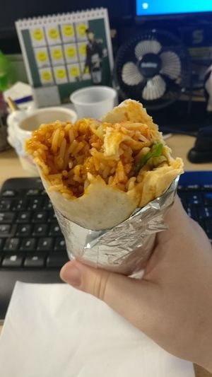 Soya burrito at Wrapchic - Meadowhall in Sheffield