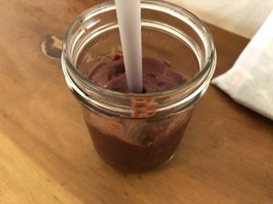Amazake maquiberry smoothie at Trueberry - Omotesando in Tokyo