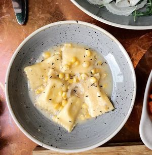 ravioli at Truckee Tavern and Grill in Truckee