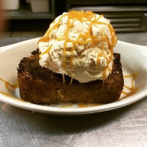toasted banana bread at Truckee Tavern and Grill in Truckee