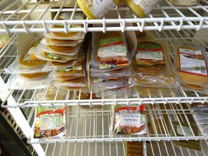 Vegan cold cuts at Naturkost Aps in Odense