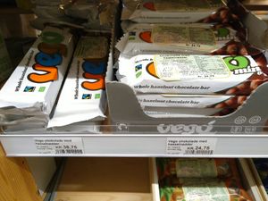 Vego bars at Naturkost Aps in Odense