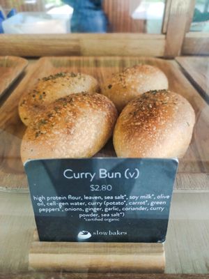 Curry bun at Slow Bakes in Central Singapore