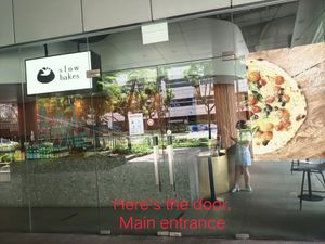 Entrance at Slow Bakes in Central Singapore
