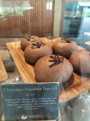 Chocolate hazelnut buns at Slow Bakes in Central Singapore