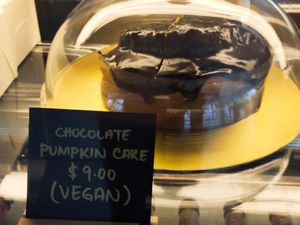Chocolate pumpkin at Slow Bakes in Central Singapore