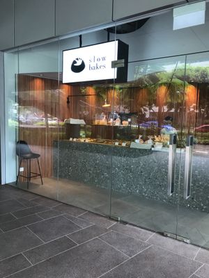 Store front  at Slow Bakes in Central Singapore