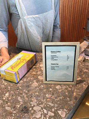 All their drinks only use bonsoy! at Slow Bakes in Central Singapore