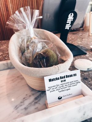 matcha red bean at Slow Bakes in Central Singapore