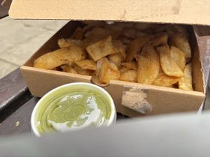   at Gabby's Chippy in Bridlington