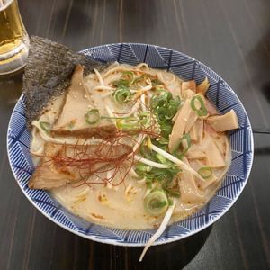 Vegan red ramen at Taro's Ramen in South Brisbane