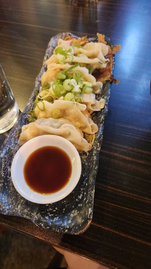 Vegan dumplings at Taro's Ramen in South Brisbane