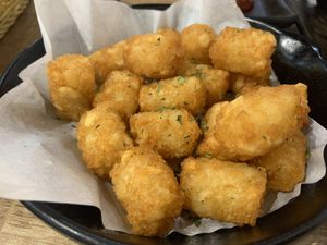 Hash brown balls at Saute-san 素特-さん in Central Singapore