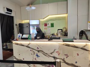 Cashier counter at Saute-san 素特-さん in Central Singapore