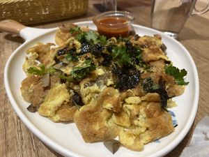 Orh luak original- still the best! #Veganuary at Saute-san 素特-さん in Central Singapore