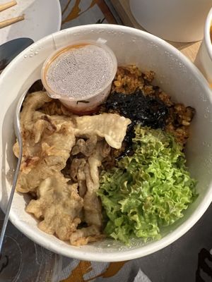 Gojujang Fried Rice with mushrooms -5/5  at Saute-san 素特-さん in Central Singapore