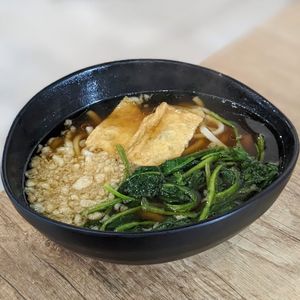 Vegan Udon Shoyu Soup at Saute-san 素特-さん in Central Singapore