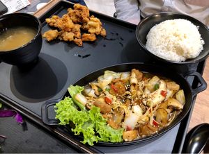 Teriyaki lion mane rice  at Saute-san 素特-さん in Central Singapore