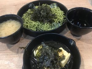 Cha soba set meal  at Saute-san 素特-さん in Central Singapore